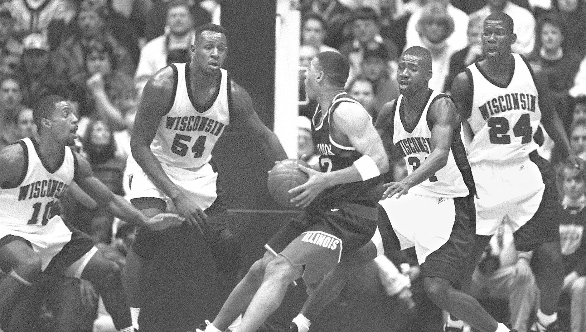 Moore as a player in 1995